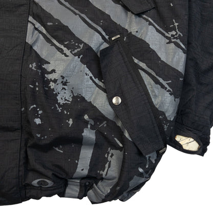 Vintage 2000s Oakley Zip Up Snowboarding Jacket Size XL | XL, Black