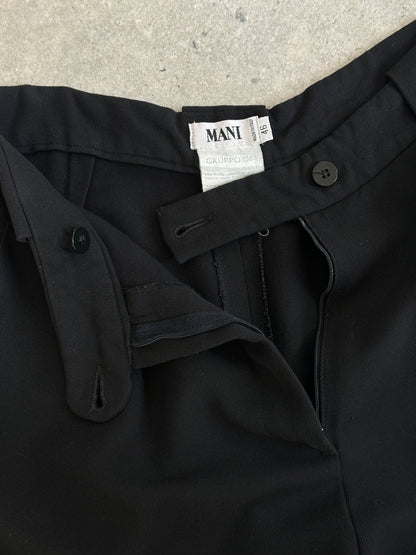 Mani 1990s Wool Tapered Leg Tailored Trouser - W26
