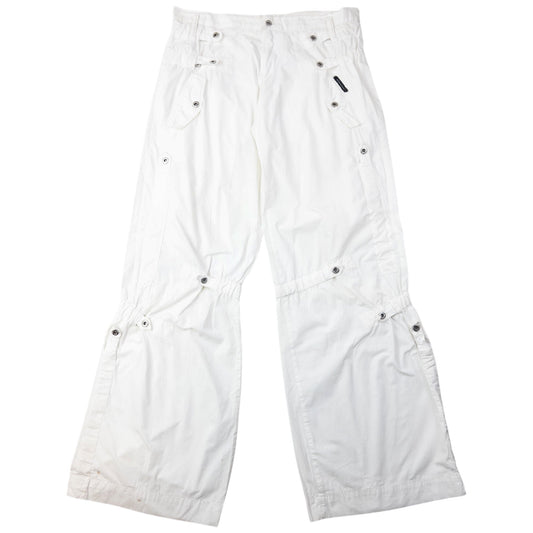 Vintage 2004 Dolce & Gabbana Adjustable Trousers Size W32 | W32, White