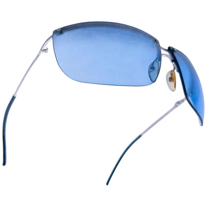 Vintage 2000s Gucci By Tom Ford Rimless Sunglasses | O/S, Blue