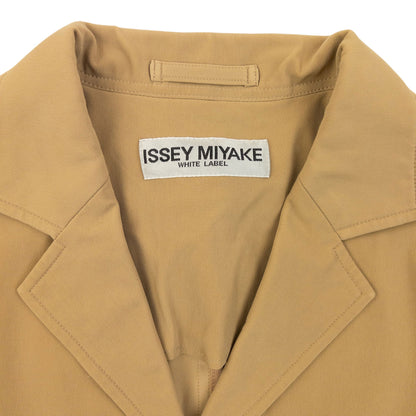 Vintage 90s Issey Miyake Button Up Jacket Womens Size S | Small, Beige