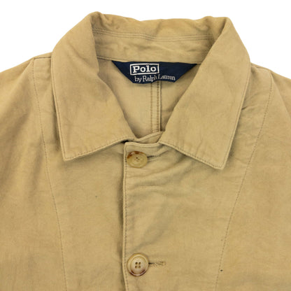 Vintage 90s Polo Ralph Lauren Button Up Jacket Size M | Medium, Beige