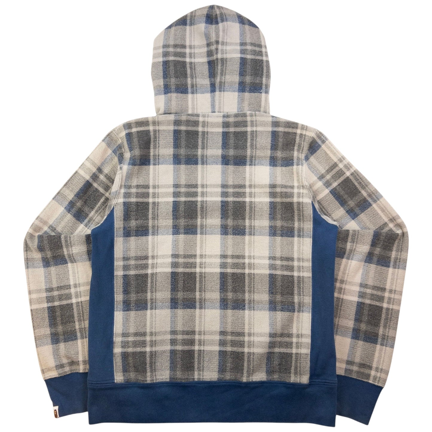 Vintage Bape Checkered Zip Up Hoodie Size S