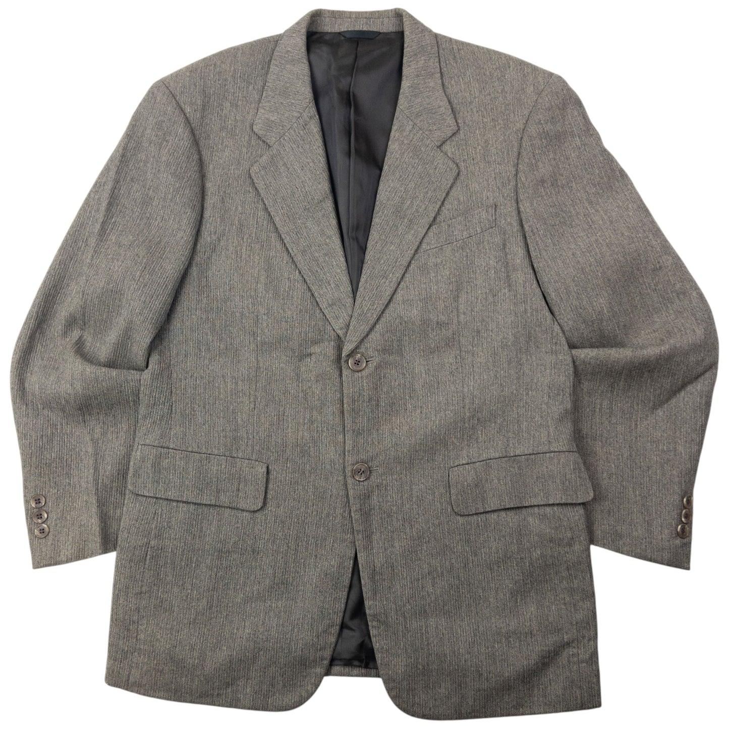 Vintage 90s Yohji Yamamoto D'Urban A.A.R Wool Jacket & Trousers Suit Set Size S | Small, Grey