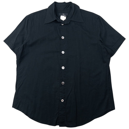 Vintage 90s Yohji Yamamoto Short Sleeve Button Up Shirt Size M