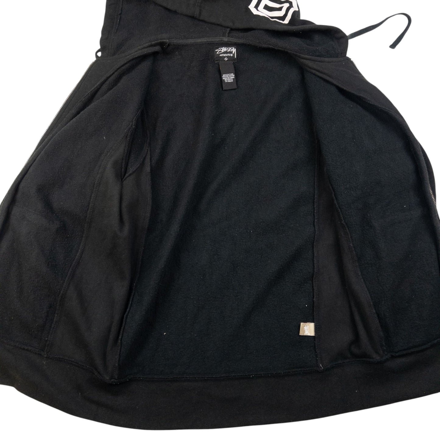 Vintage Stussy 80 Zip Up Hoodie Size S