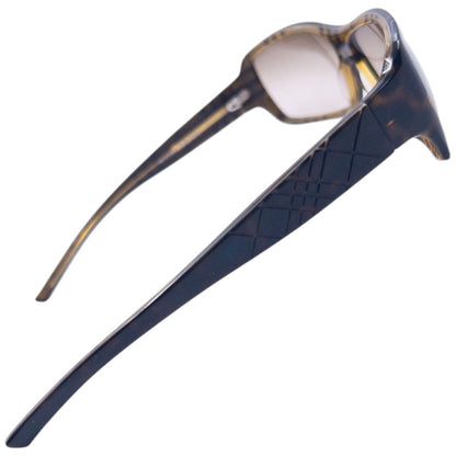 Vintage Burberry Nova Check Embossed Tortoise Shell Sunglasses