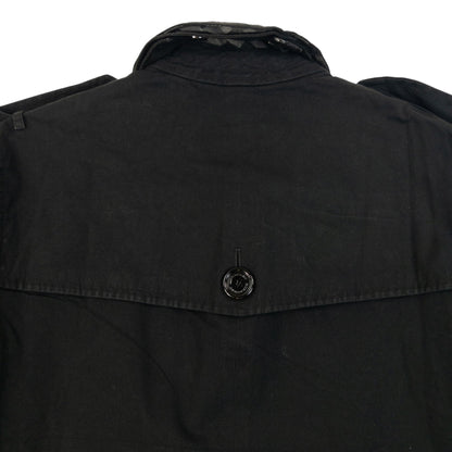 Vintage Burberry Nova Check Lined Trench Jacket Size S | Small, Black