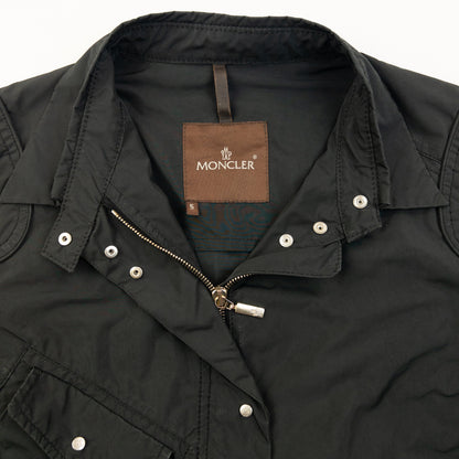 Vintage 90s Moncler Zip Up Jacket Womens Size M | Medium, Black