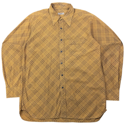 Vintage Yohji Yamamoto A.A.R Checkered Long Sleeve Button Up Shirt Size L