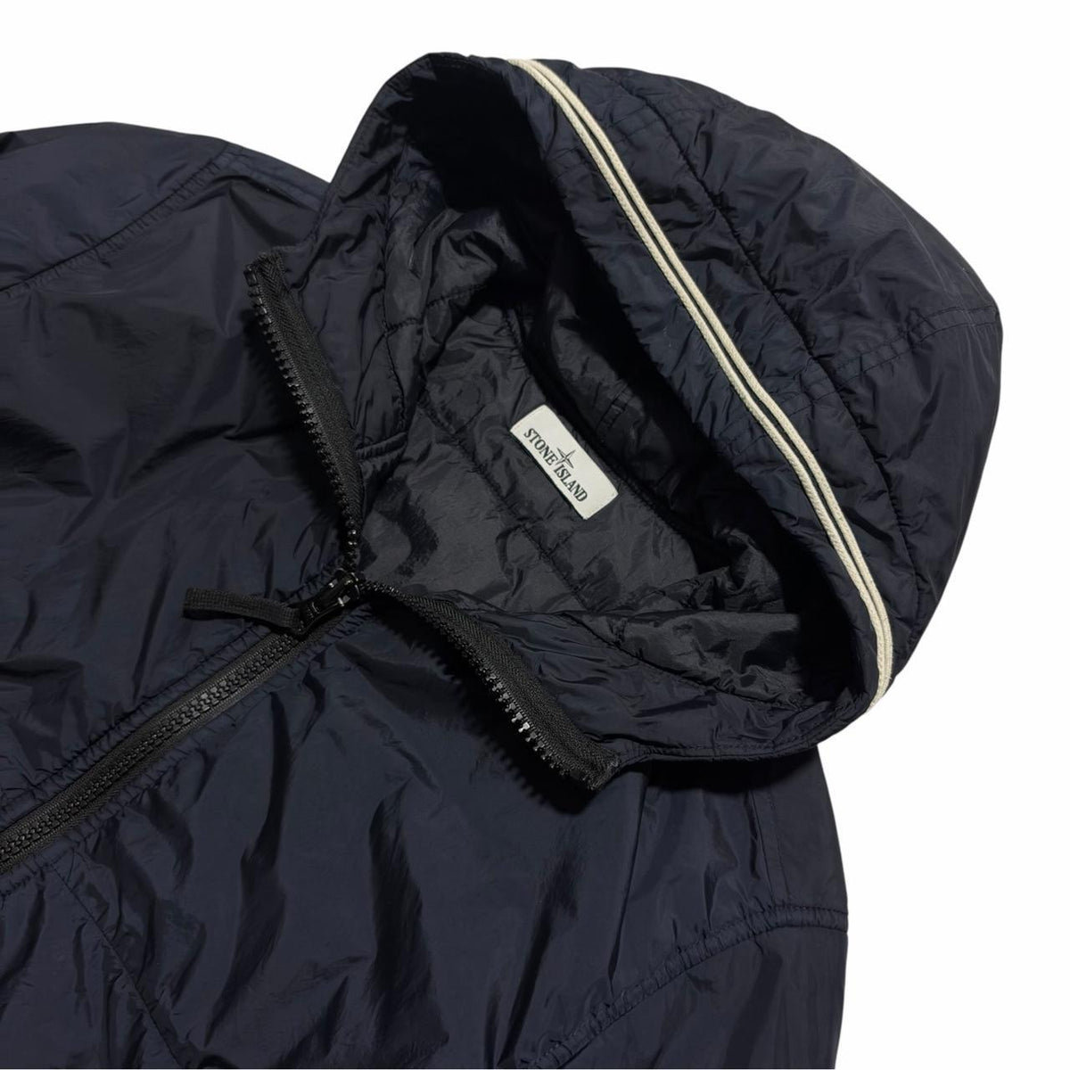 Stone Island Garment Dyed Crinkle Reps Jacket | Large, Navy