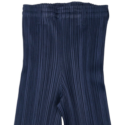 Vintage 90s Pleats Please By Issey Miyake Pleated Trousers Womens Size L | Large, Navy