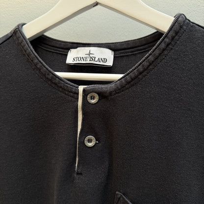 Stone Island Marina Henley T-Shirt (M) | Medium, Blue