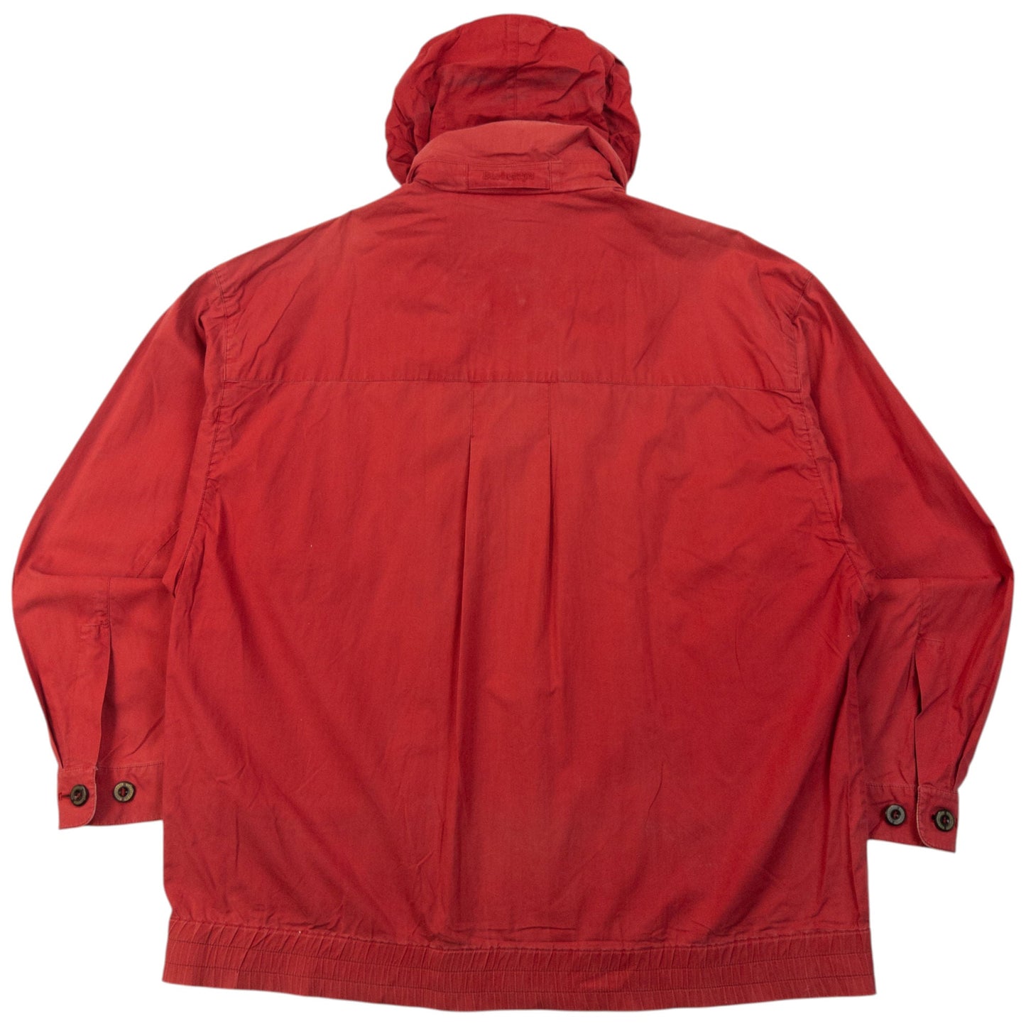 Vintage 90s Burberry Zip Up Jacket Size L | Large, Red