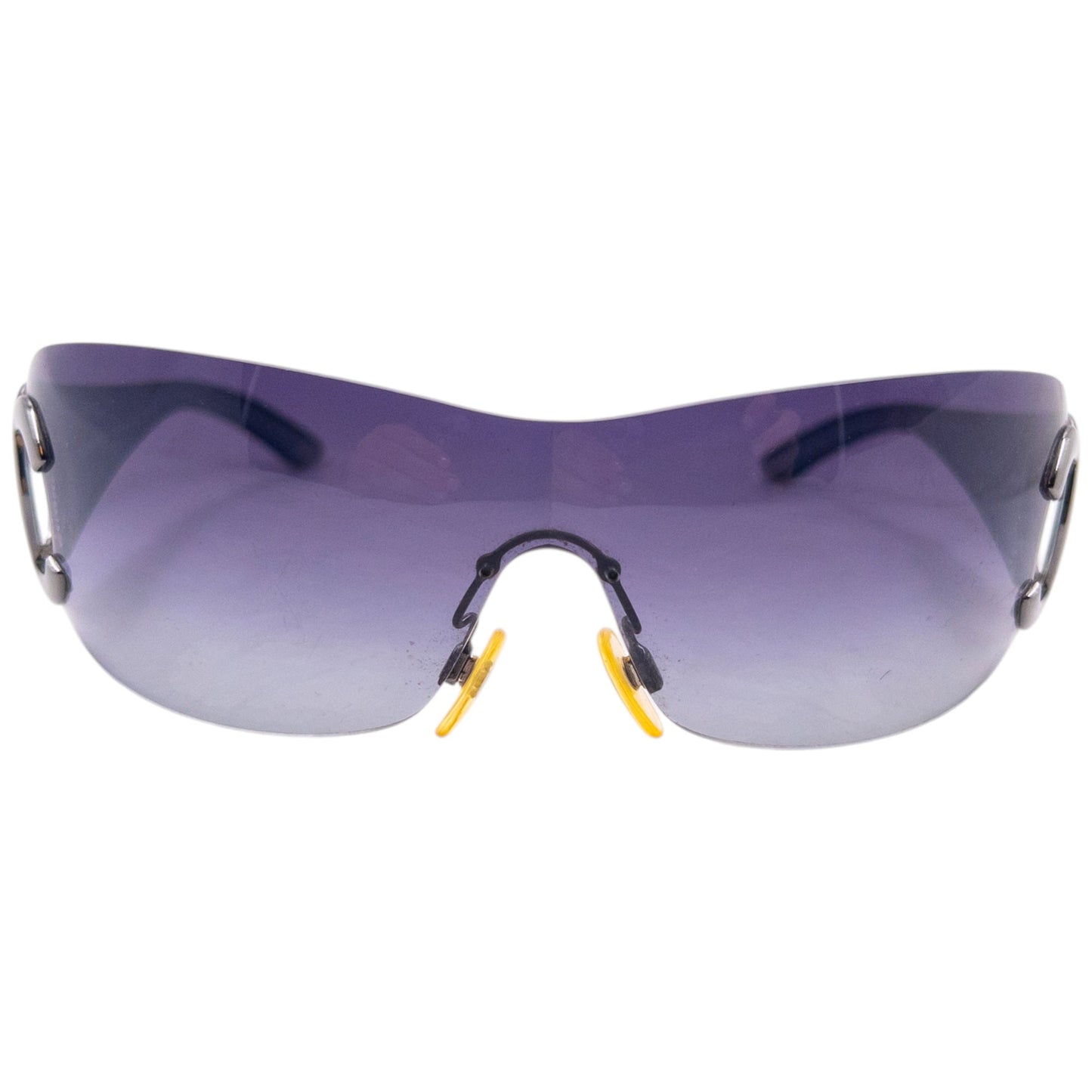 Vintage 2000s Chanel Rimless Sunglasses | O/S, Black