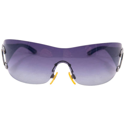 Vintage 2000s Chanel Rimless Sunglasses | O/S, Black