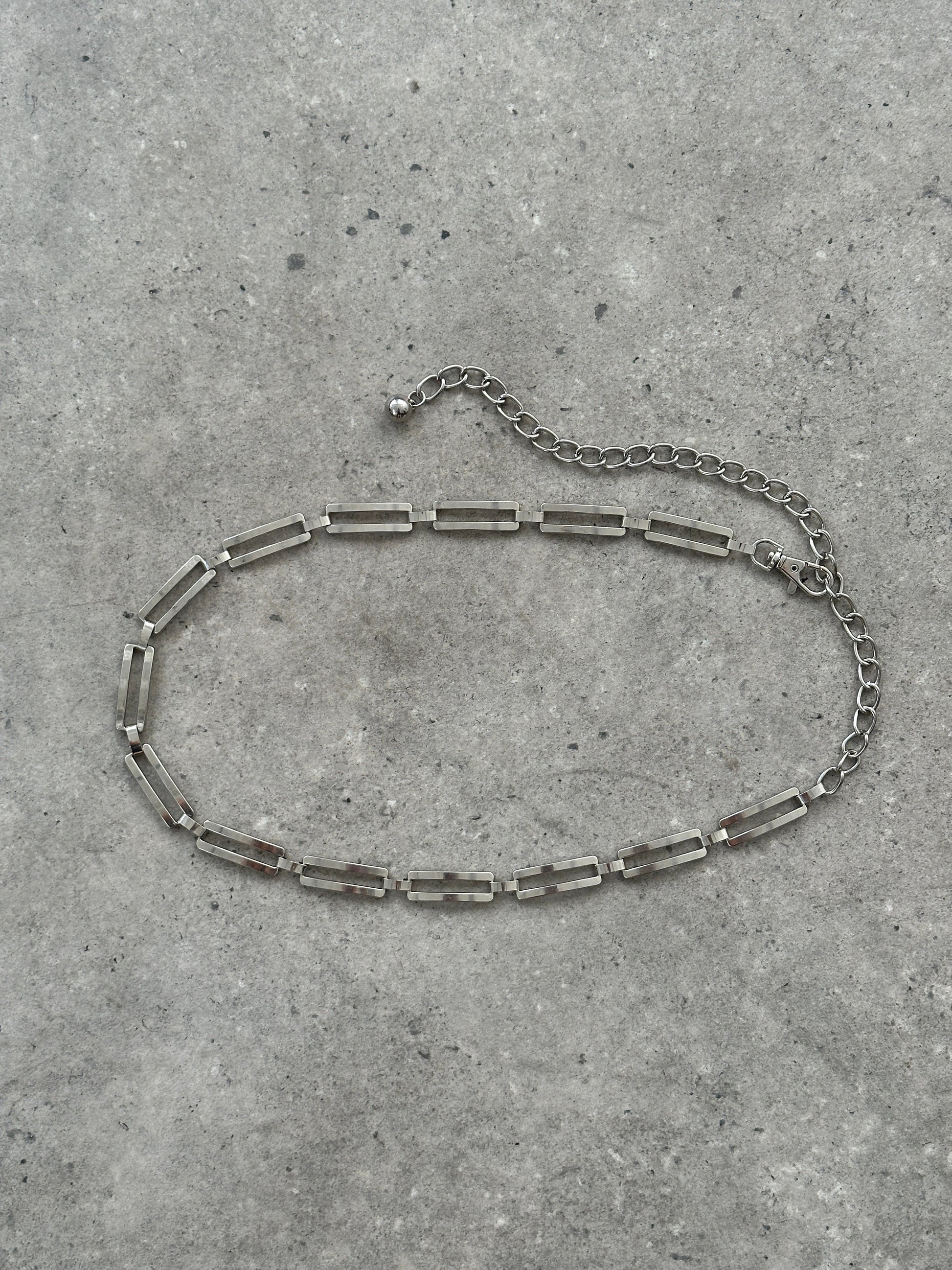 Vintage 2000s Metal Chain Belt - One size