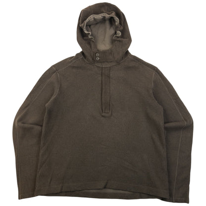 Vintage 2008 CP Company Q Zip Wool Hoodie Size L | Large, Brown