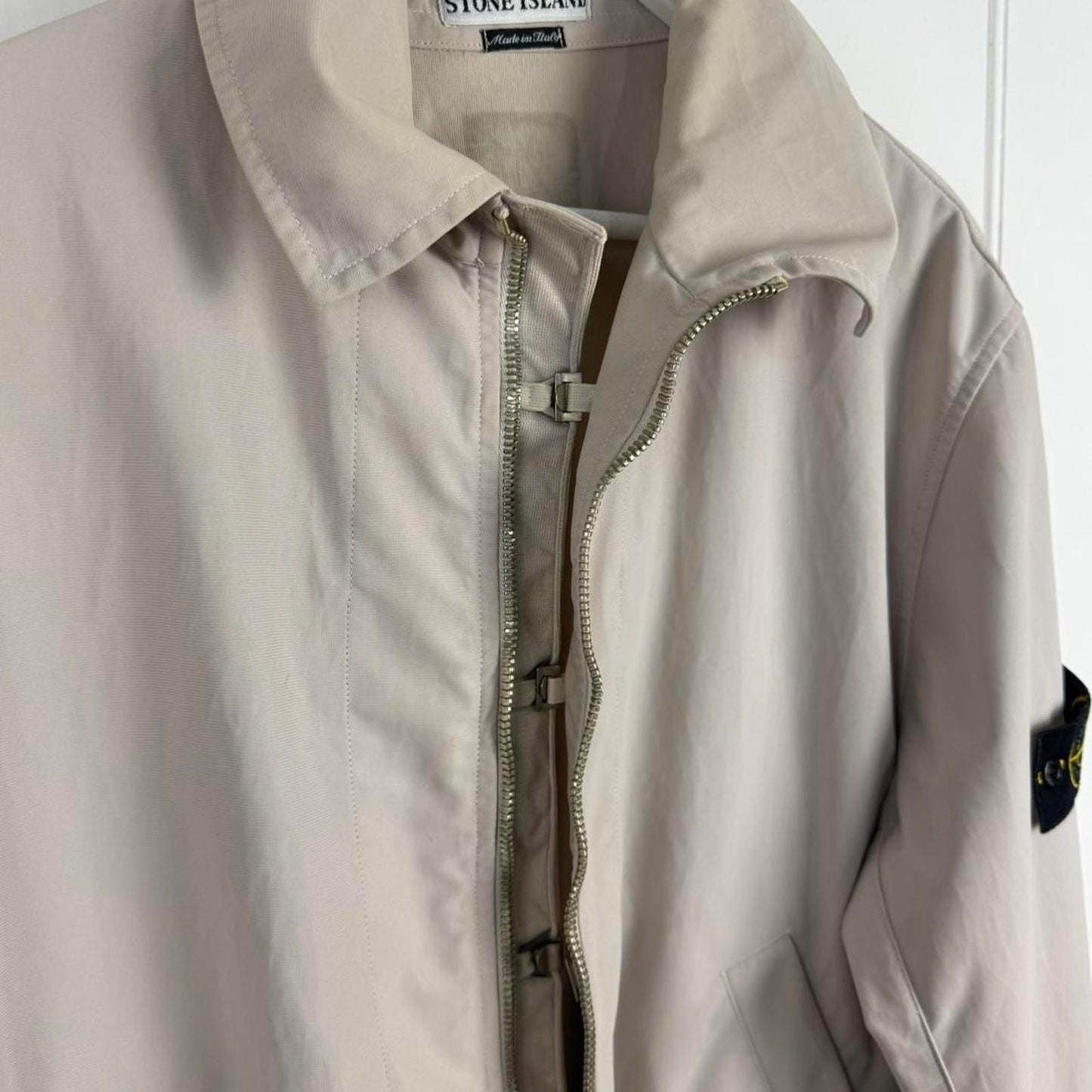 Stone Island SS2000 Nylam Zip Jacket (L) | Large, Beige