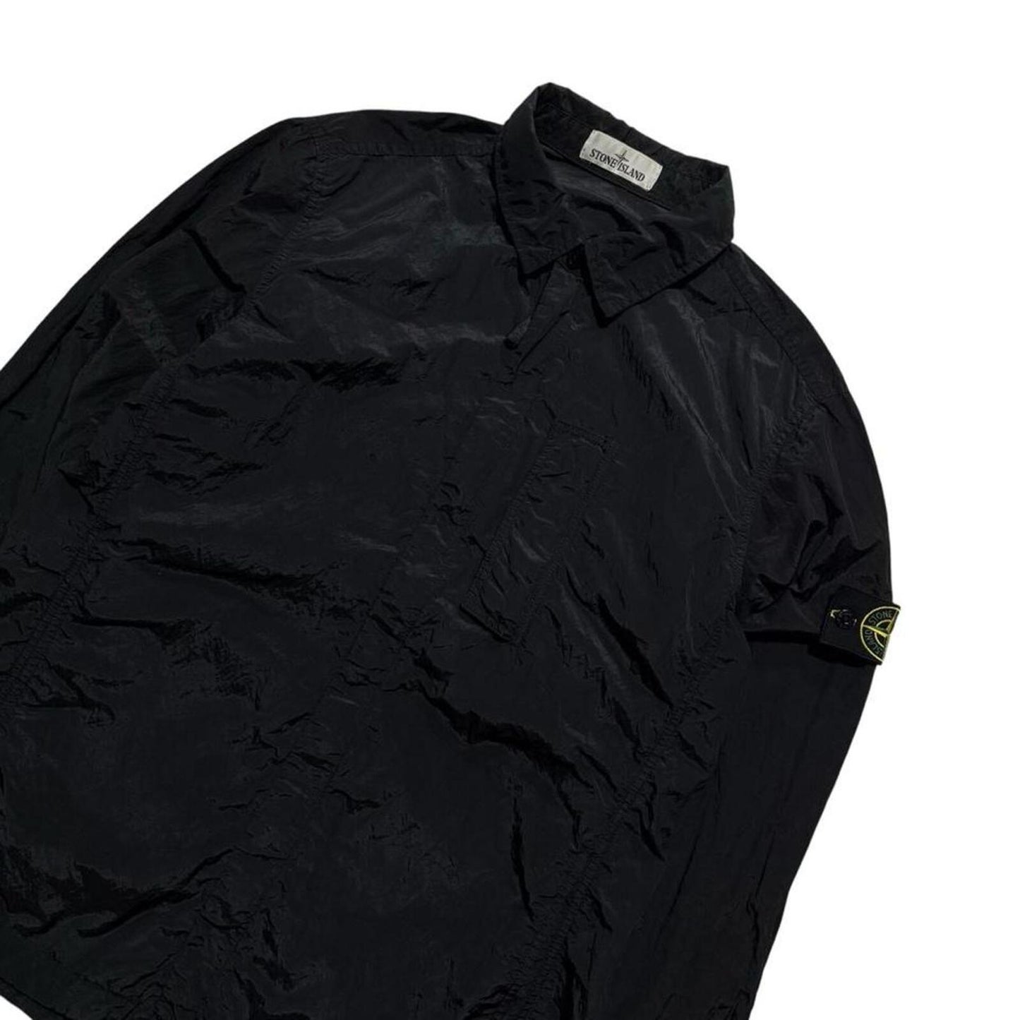 Stone Island Nylon Metal Overshirt | Large, Black