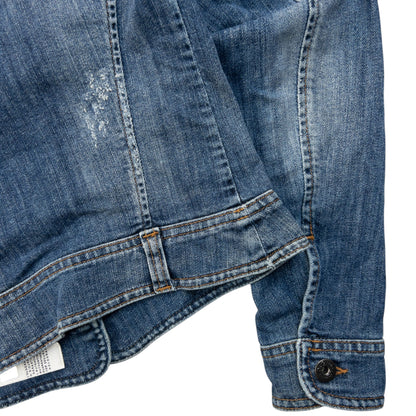 Vintage 2000s Dolce & Gabbana Button Up Denim Jacket Womens Size S | Small, Blue