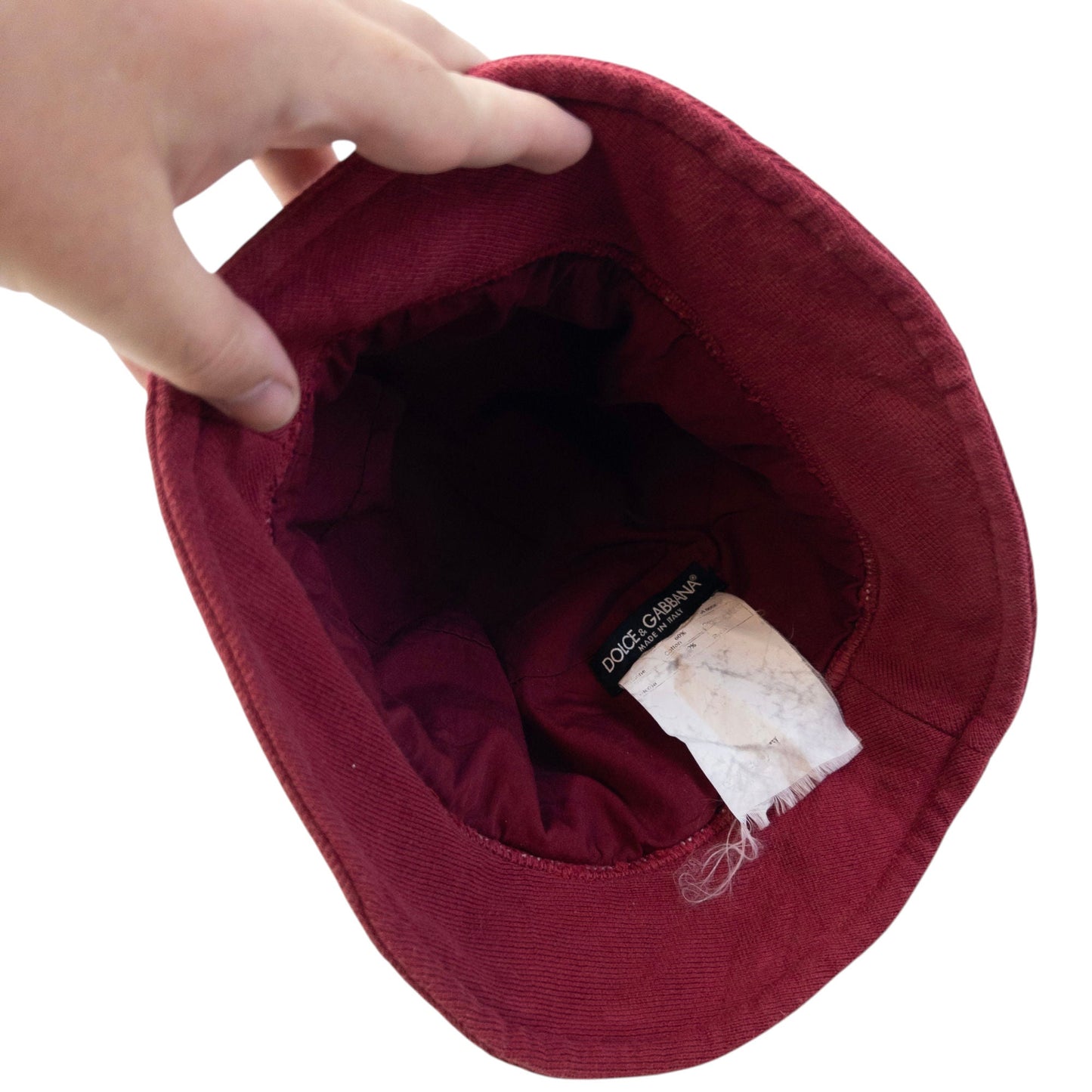 Vintage 2000s Dolce & Gabbana Bucket Hat | O/S, Red