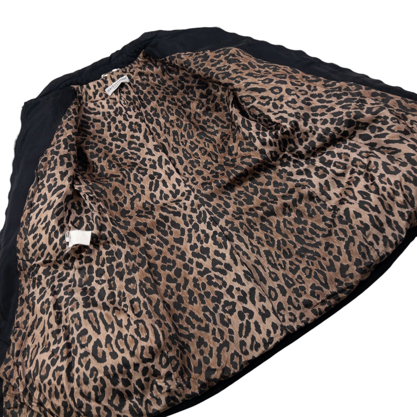 Vintage 2000s Dolce & Gabbana Leopard Print Lined Jacket Womens Size L