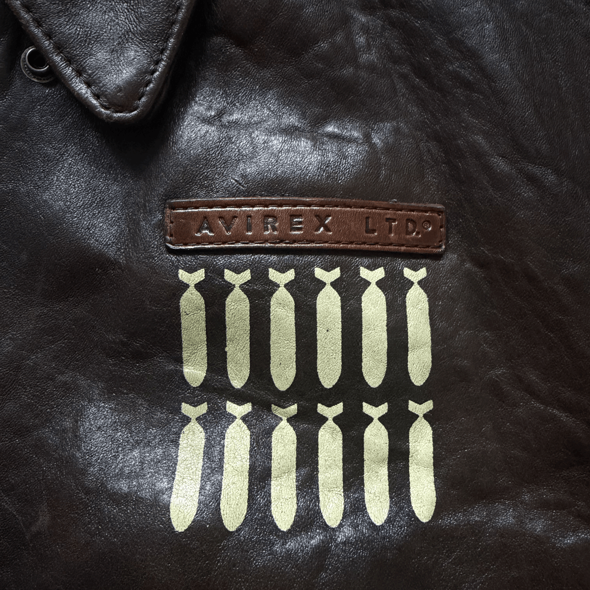 Avirex 'Wild Child' 1987 A2 Leather Flight Jacket - S / M | S / M, Red