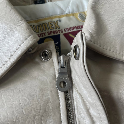 Avirex Leather Varsity Jacket - XL