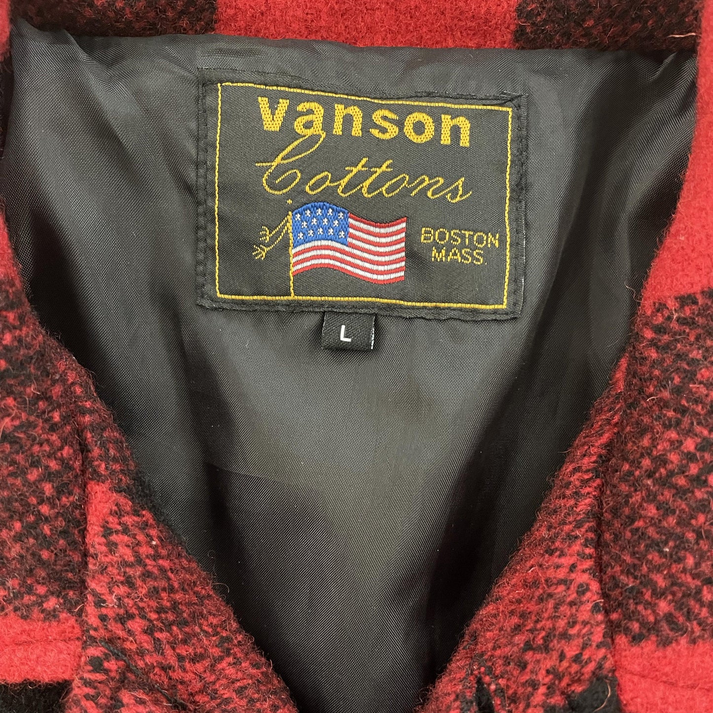 Vanson Leathers Buffalo Check Shirt Jacket