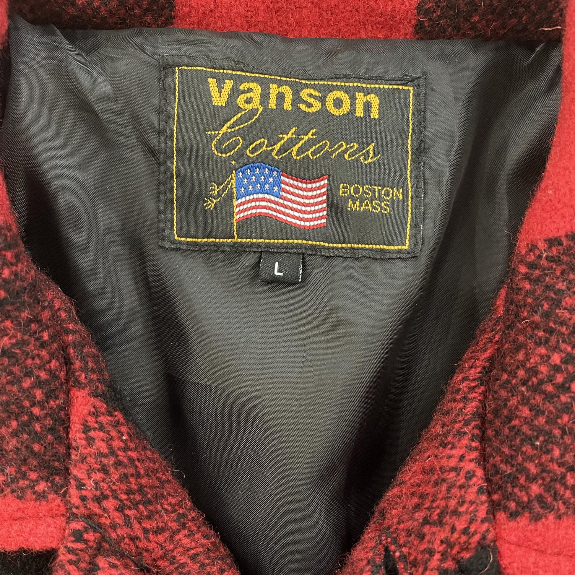 Vanson Leathers Buffalo Check Shirt Jacket - Known Source