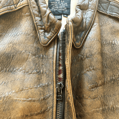 Avirex 1988 Original A2 Leather Flight Jacket - M | Medium, Brown