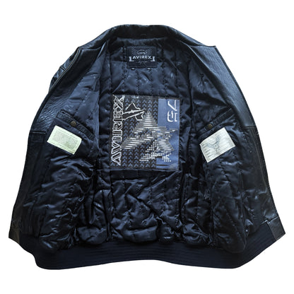 Avirex 'Kajukenbo' Martial Arts Leather Varsity Jacket - XXL | XXL, TBD