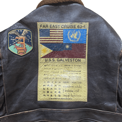 Avirex 1991 Top Gun G-1 Flight Jacket - XS/S | S/M, Brown