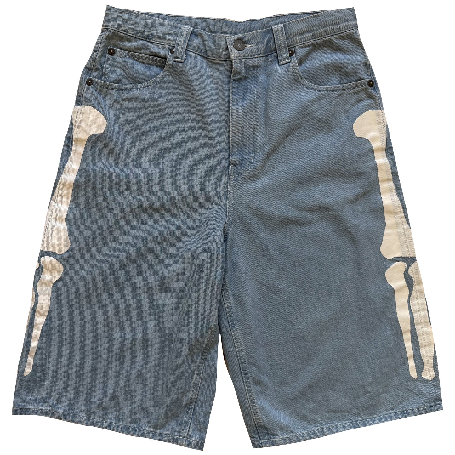 Vanson Leathers Bone Denim Shorts - W36" | W36, TBD