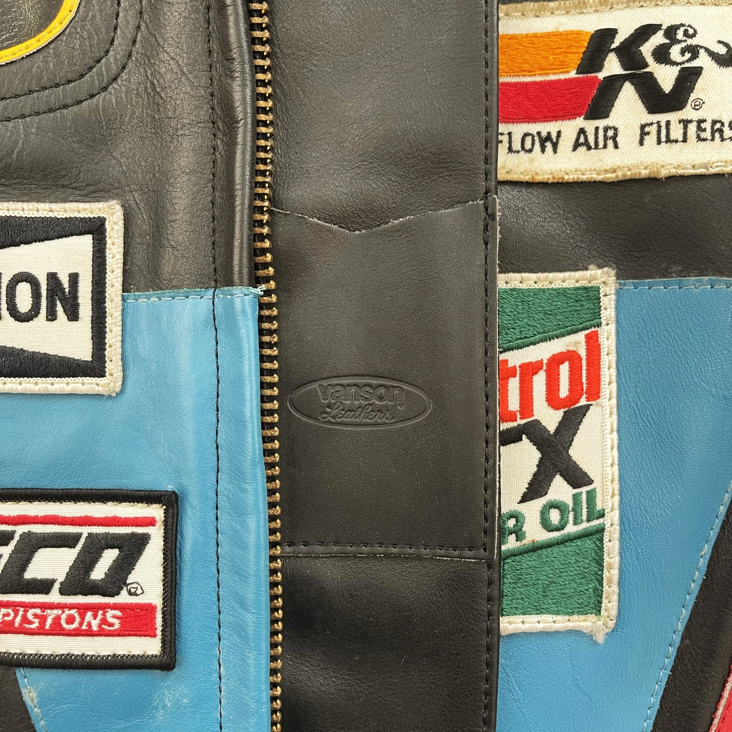 Vanson Leathers Motorcycle Racer Jacket - M
