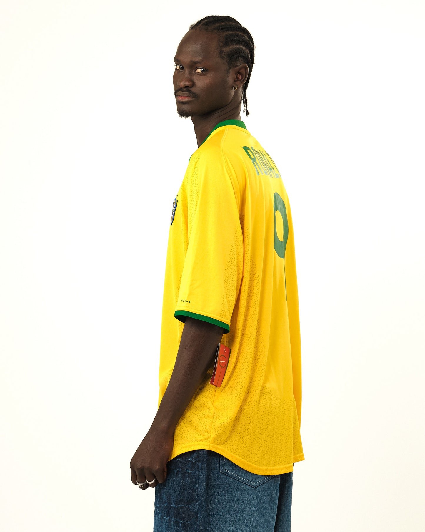 2000-02 Brazil Nike Home Shirt Ronaldo #9 (XL)