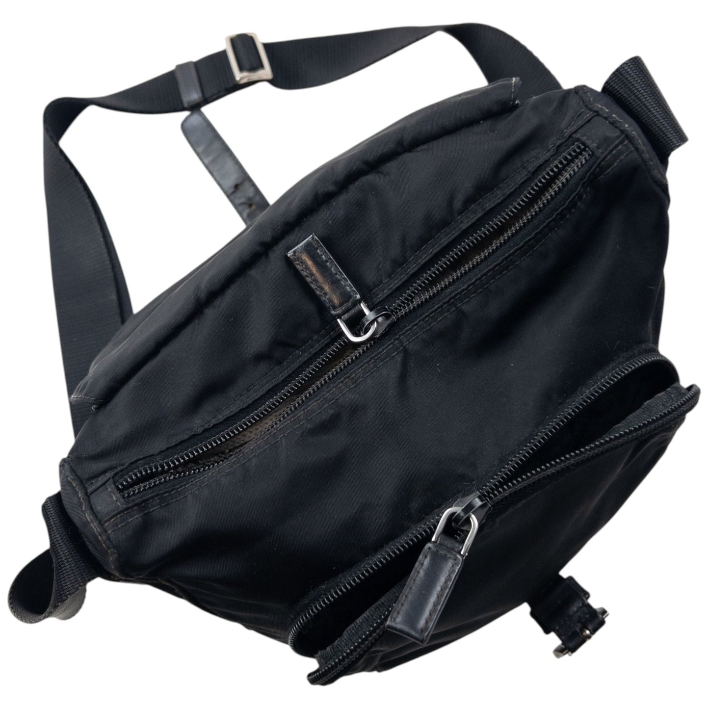 Vintage 2000s Prada Crossbody Bag | O/S, Black