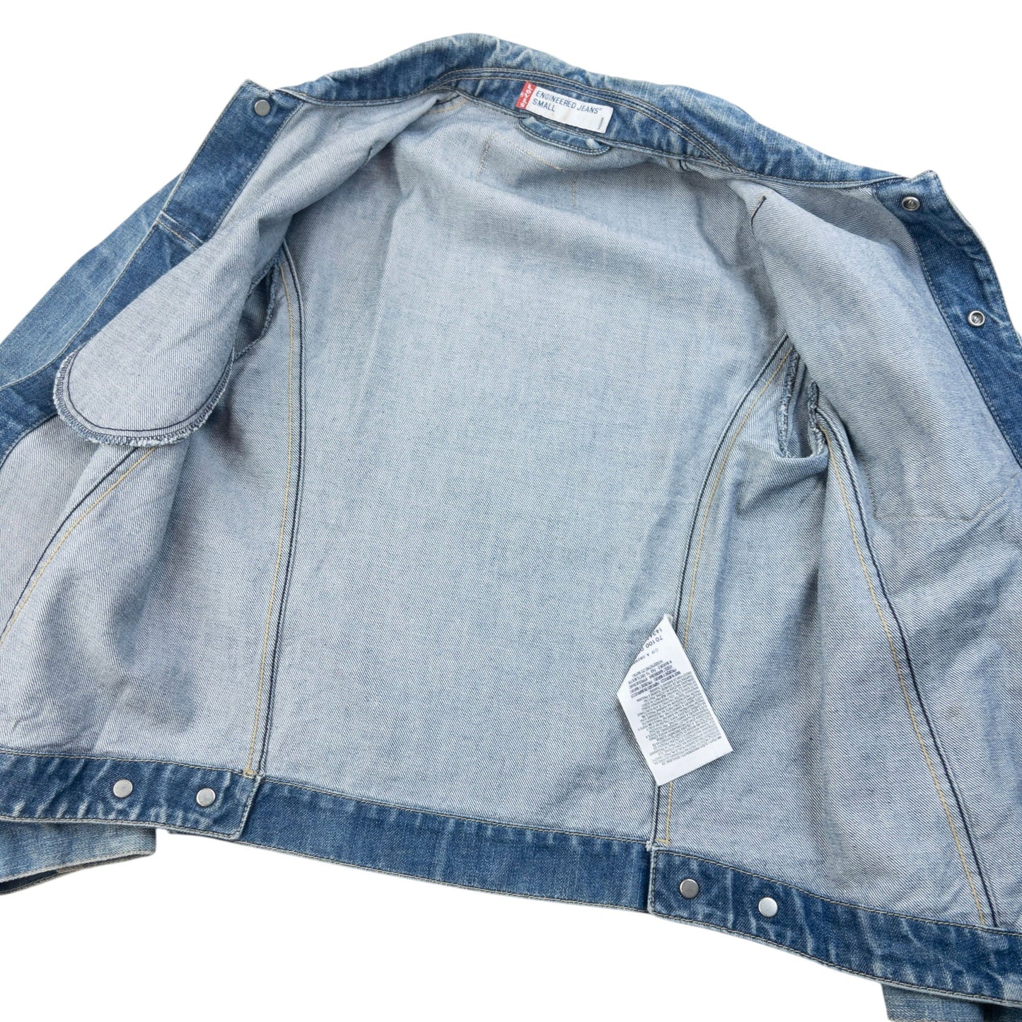 Vintage 2000s Levi's Engineered Garments Denim Jacket Womens Size S | Small, Blue