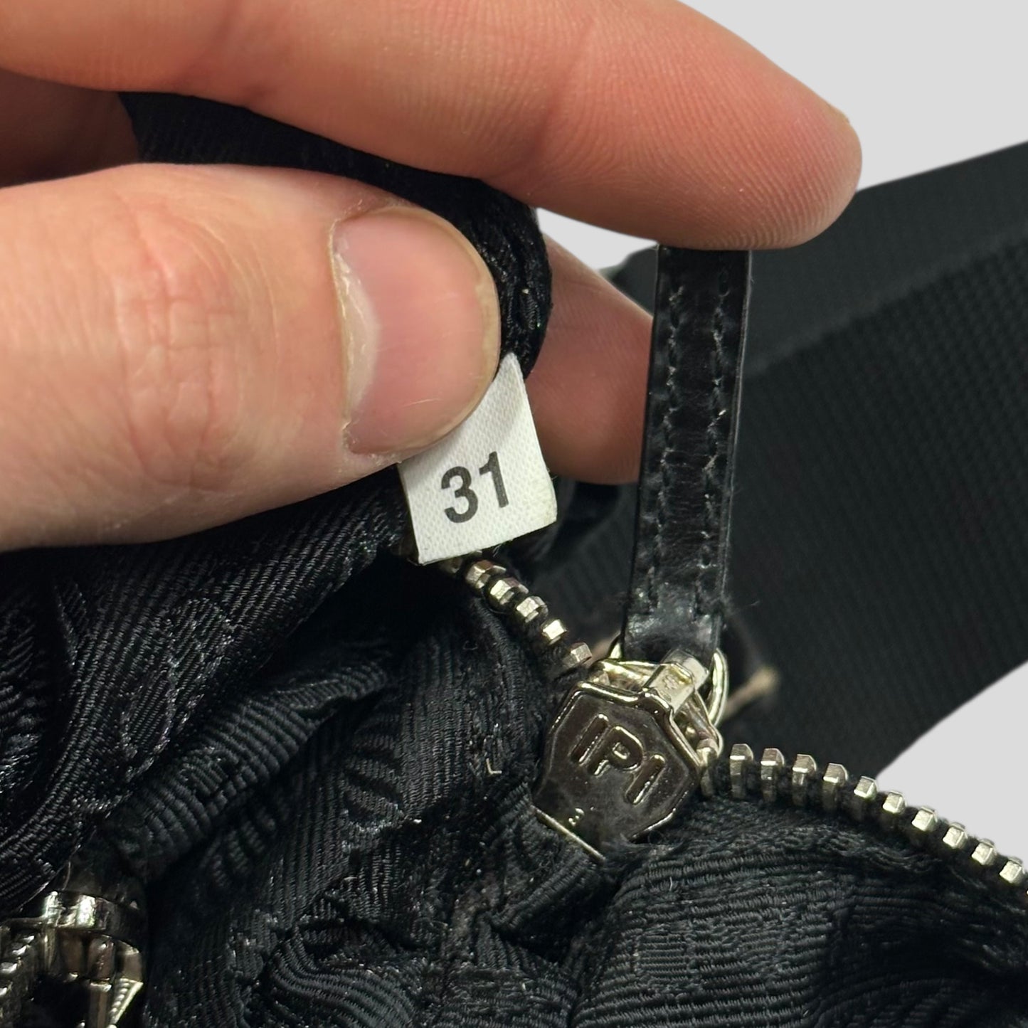 Prada Milano 00’s Nylon & Patent Leather Crossbody Bag