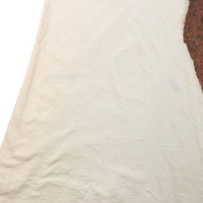 Vintage 2000s Cabane De Zucca By Issey Miyake Cow Print T Shirt Womens Size M | Medium, Brown