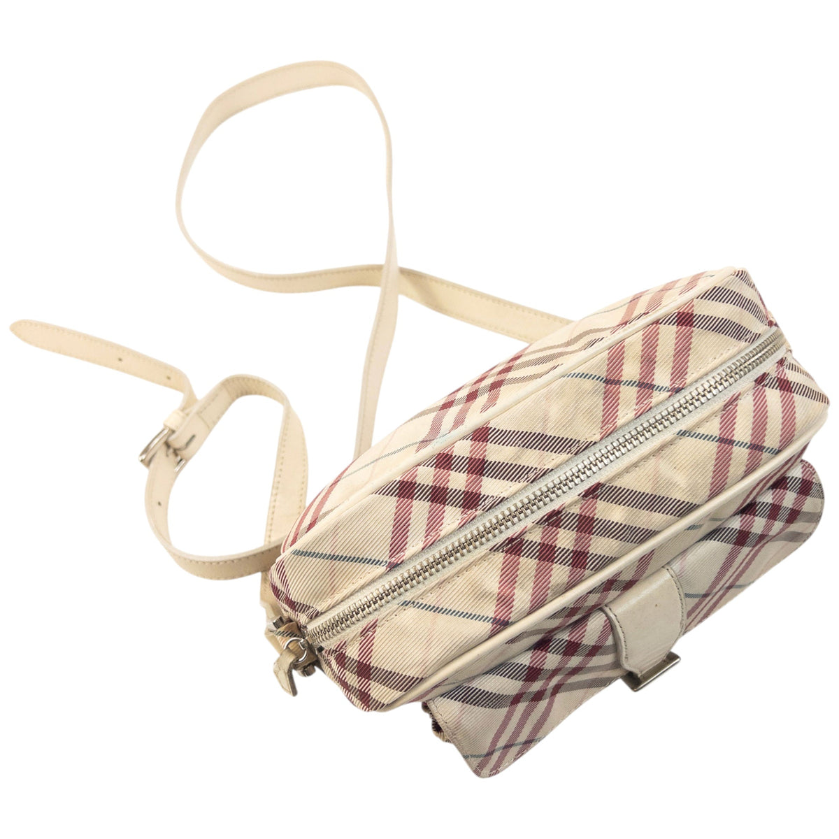 Vintage 2000s Burberry Blue Label Nova Check Crossbody Bag | O/S, Blue