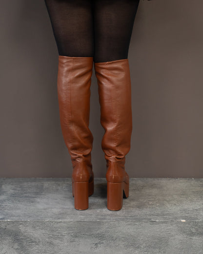 DRIES VAN NOTEN PLATFORM SHOES (EU 38, FITS LIKE 39)