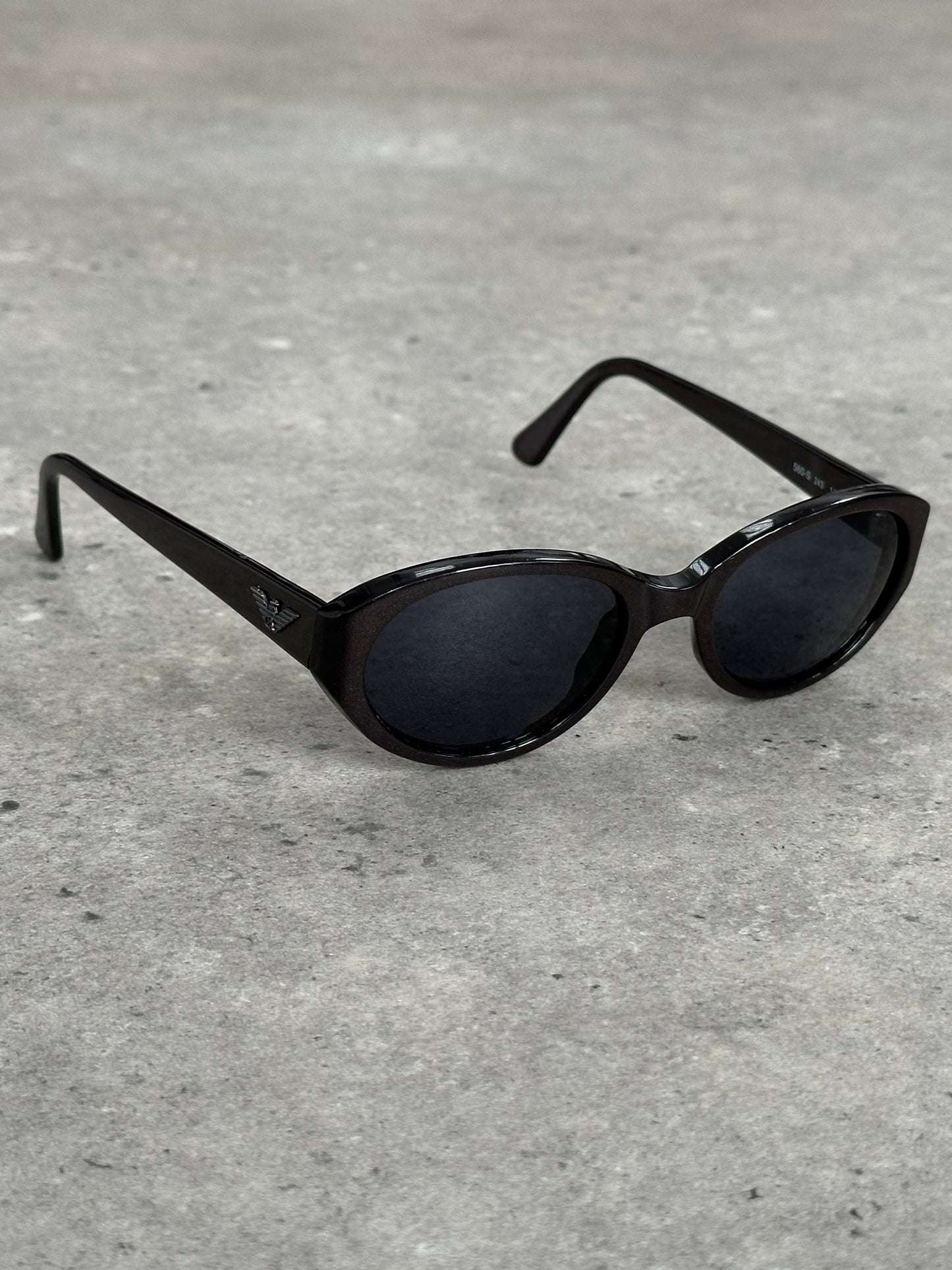 Armani 1990s Oval Logo Sunglasses