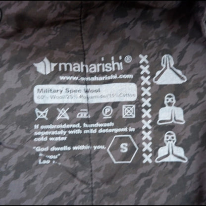 Maharishi Web Maosim Wool Bomber Jacket S | Small, Multicoloured