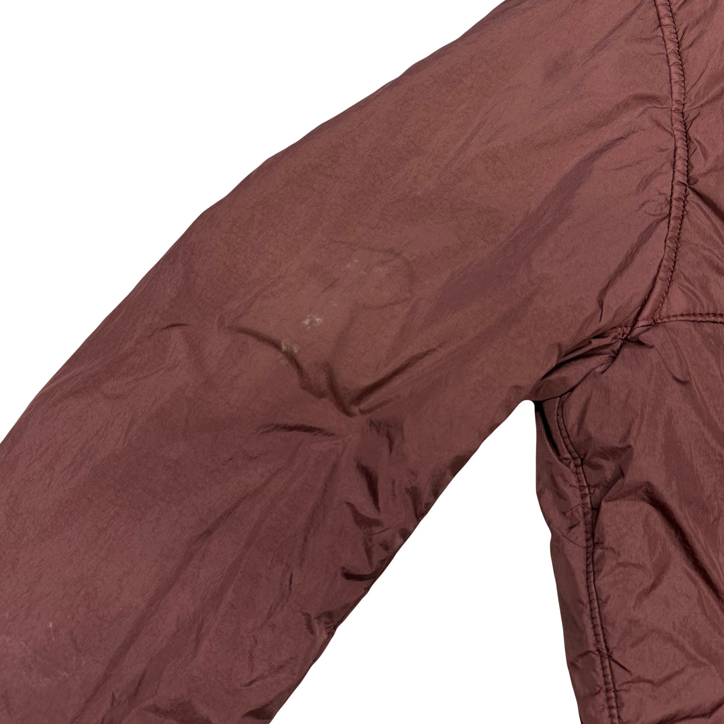 Stone Island Crinkle Reps NY Jacket in Burgundy ( M )