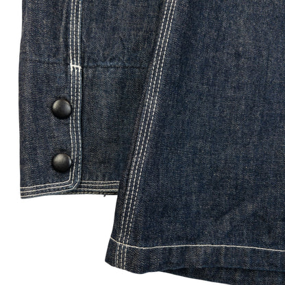Vintage 2000s PPFM Lightweight Denim Jacket Size M | Medium, Navy
