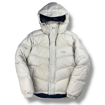 2000's Oakley Down Filled Puffer Jacket (M) | Default Title, Cream