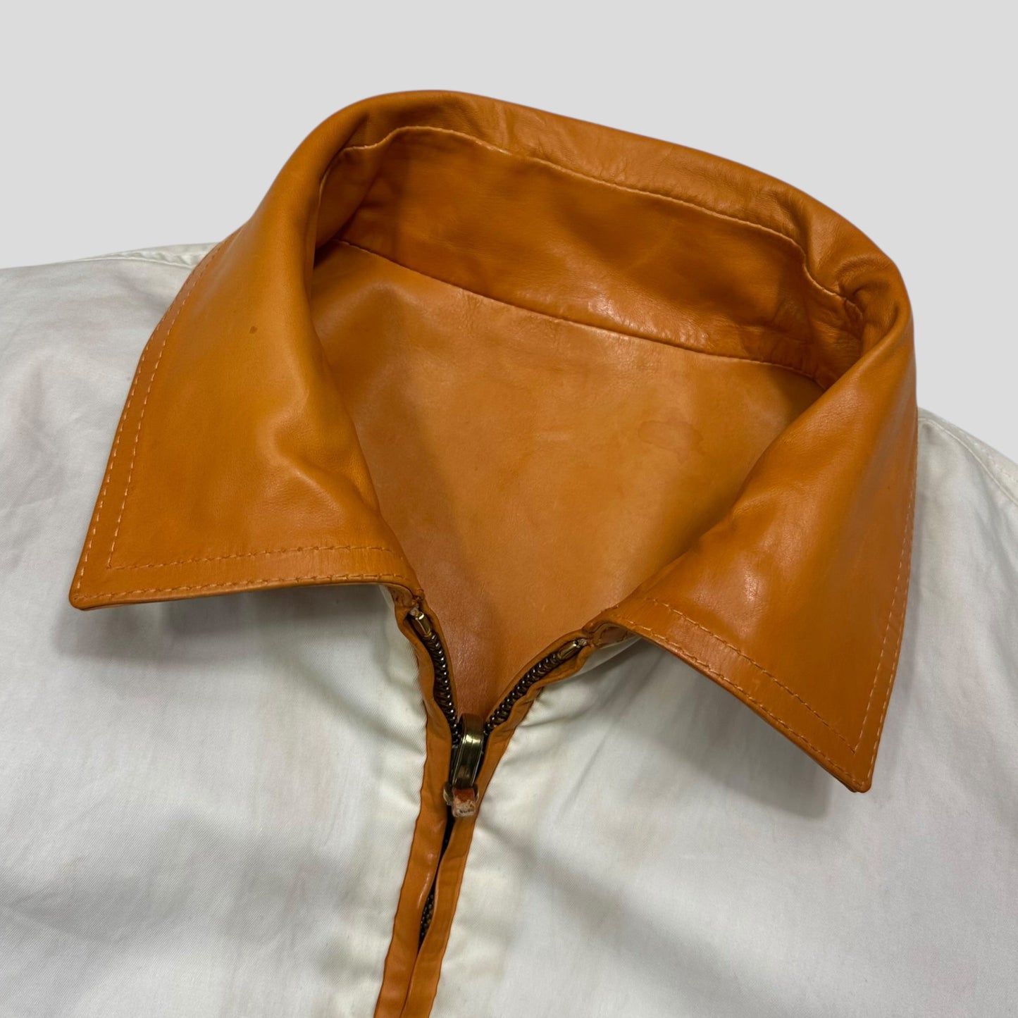 Gucci 2011 Leather Reversible Cropped Moto Biker Jacket - UK6/8