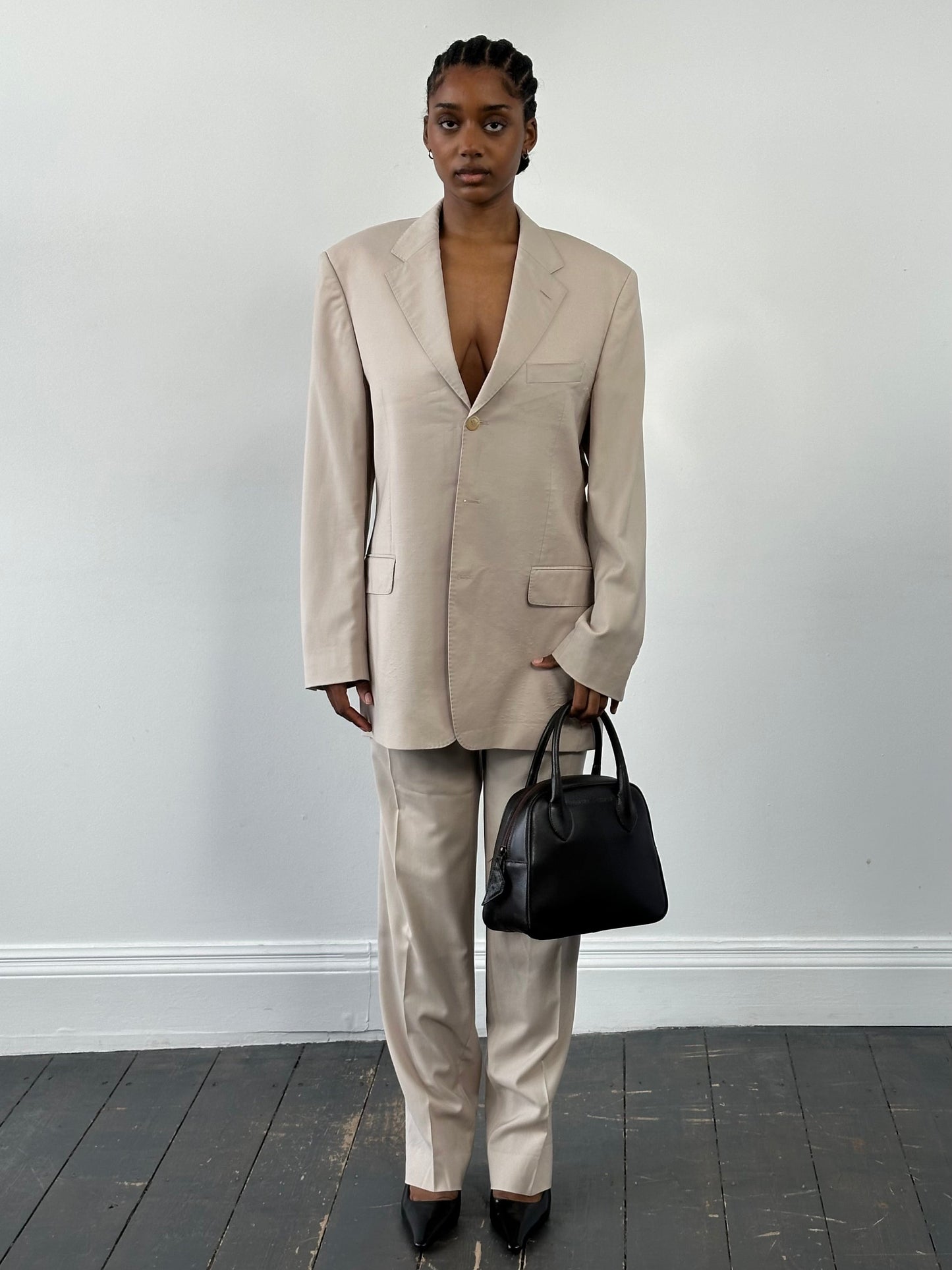 Hugo Boss 2000s Pure Wool Single Breasted Suit - 40R/W34